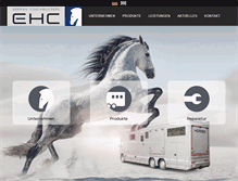 Tablet Screenshot of ehc-karosserie.com